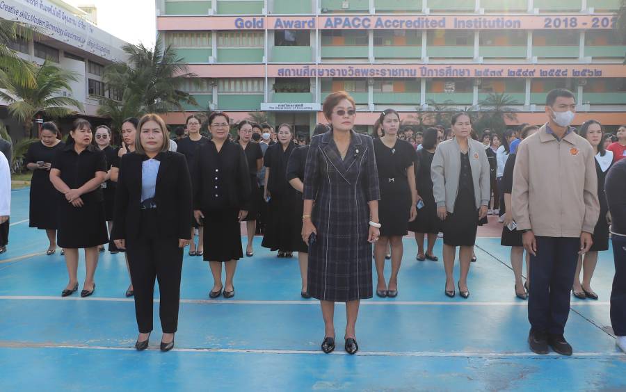 กิจกรรมเข้าแถวประจำวัน