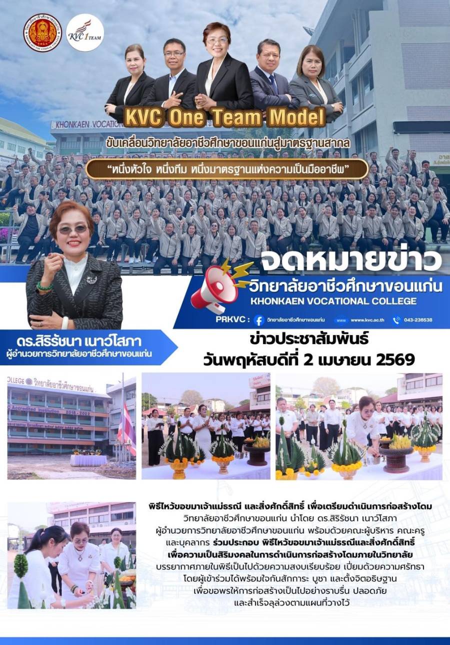 พิธีไหว้ขอขมาเจ้าแม่ธรณี และสิ่งศักดิ์สิทธิ์ เพื่อเตรียมดำเนินการก่อสร้างโดม 