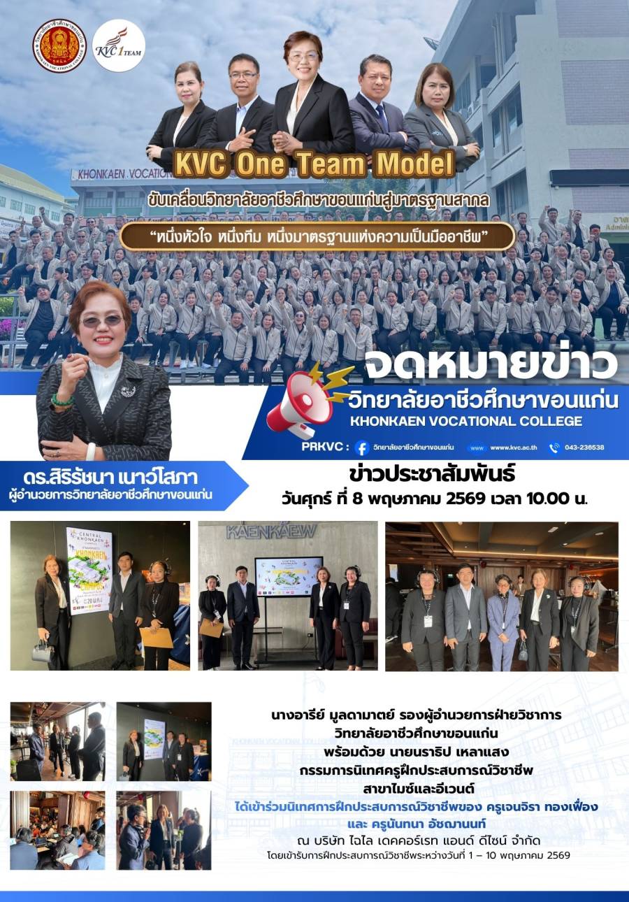การฝึกประสบการณ์วิชาชีพของ ครูเจนจิรา ทองเฟื่อง และ ครูนันทนา อัชฌานนท์ ณ บริษัท ไฉไล เดคคอร์เรท แอนด์ ดีไซน์ จำกัด
